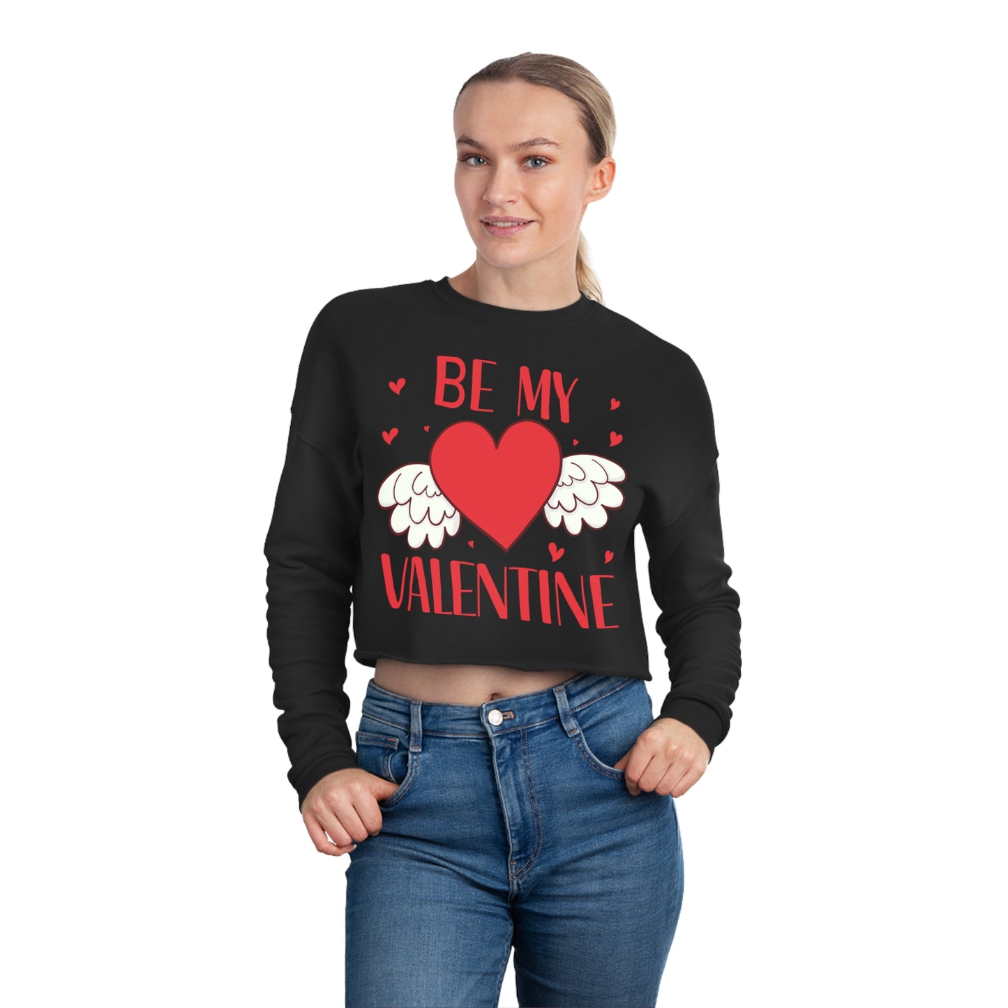 Women's Cropped Sweatshirt, perfect for any casual look