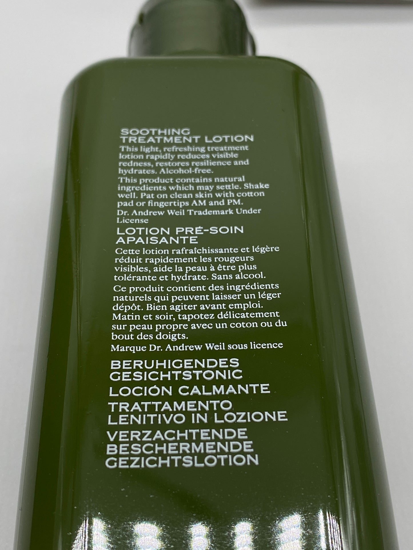 Back view of Mega-Mushroom Relief & Resilience Lotion