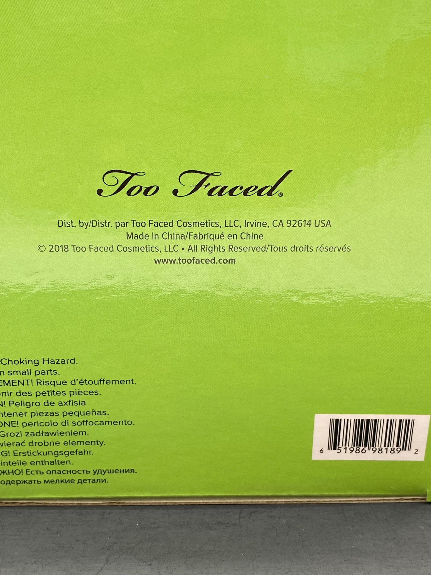 Box view for Too Faced Clover Stuffed Plush Puppy Toy