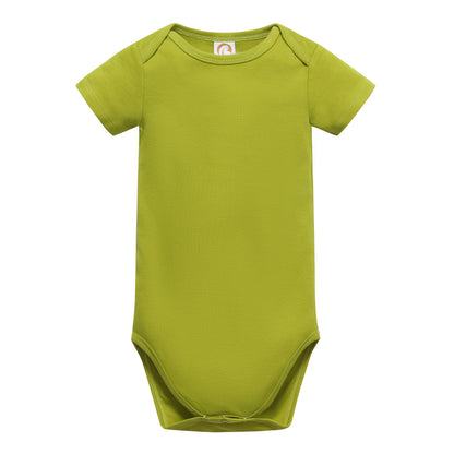 Unisex Beonon baby bodysuits, short sleeve, organic, green