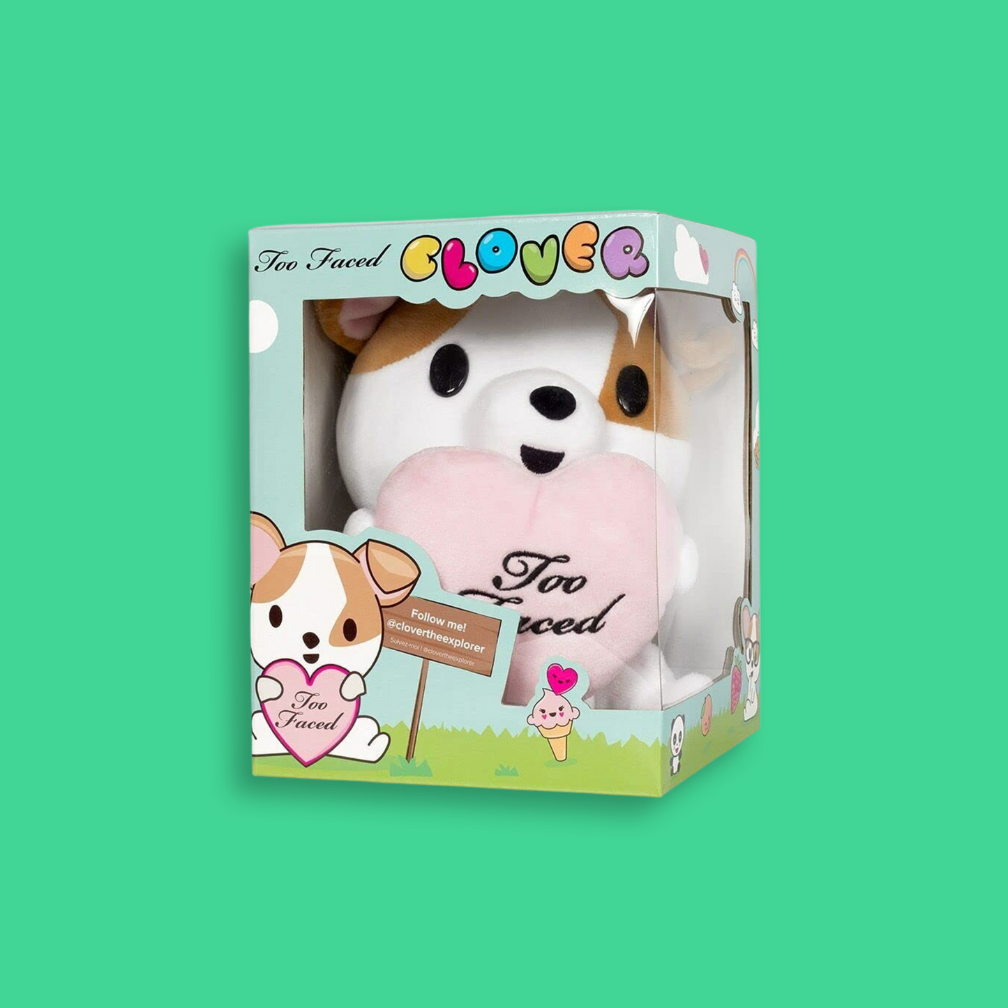 Discover adorable Too Faced Clover Stuffed Plush Puppy Toy